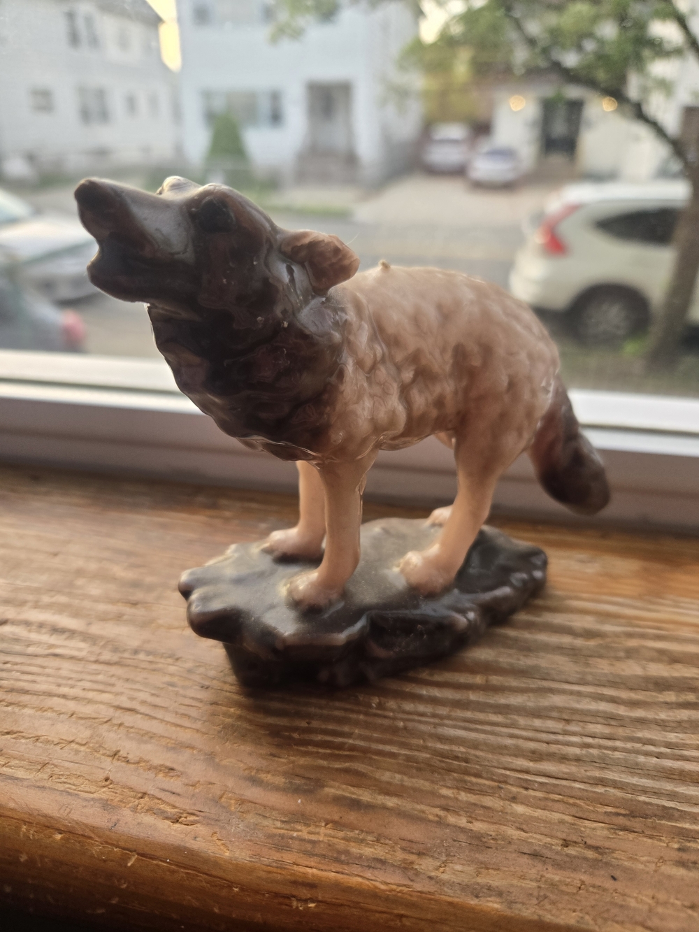Wolf Figure Candle -